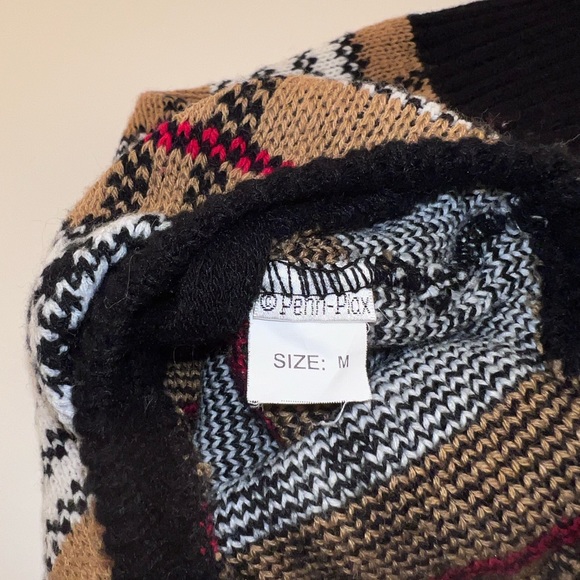 Penn-Plax Plaid Dog Sweater Size Medium - Picture 3 of 3